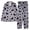 Gray, variant on Tnhcen 2025 Women Cartoon Print Pajama Lounge Set Long Sleeve Sleepwear Nightwear 2 Piece Pjs