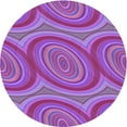 thumbnail image 1 of Ahgly Company Machine Washable Indoor Round Transitional Purple Area Rugs, 5' Round, 1 of 7