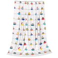 thumbnail image 2 of Fuzoiu Color Ships Print Ultra-Soft Micro Fleece Blanket,All Seasons Flannel Throw, Lightweight Blanket for Bed, Sofa, Couch, Movie Night, Camping, and Travel-40"x30", 2 of 7