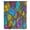 Multicolor, variant on Stained Glass Sheer Curtains 72 Inches Long, Vintage Abstarct Geometric Pattern Art Light Filering Curtains, Breathable Simi Curtain Privacy Drapes for Living Room Lightweight Window Treatment