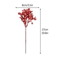 thumbnail image 2 of Fruit Cuttings Flower Christmas Tree Hanging PVC Xmas Glitter Foam Gold Powder Simulation Plant DIY Decoration Garlands, 2 of 6