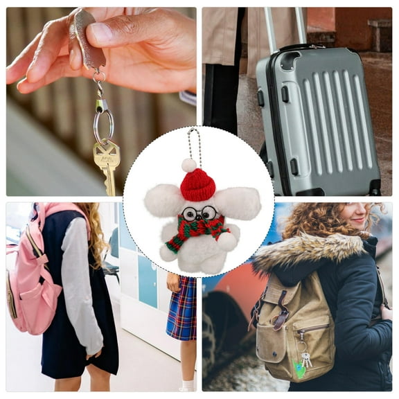 SWETRACE Backpack Accessories Keychains Plush Festive Style 1Pack