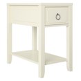 thumbnail image 1 of Novogratz Her Majesty Narrow Side Table, White, 1 of 9