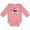 Mauve, variant on Inktastic Valentine Holiday Girls Skull Girls Long Sleeve Baby Bodysuit