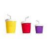 Replacement Parts for Laugh & Learn Food Truck - DYM74 ~ Fisher-Price Food Cart Playset ~ Replacement Smoothie Cups ~ Package of 3 Cups ~ Red, Yellow and Purple