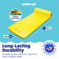 thumbnail image 4 of TRC Recreation Sunsation 1.75" Thick Foam Pool Float Lounger w/ Headrest, 2 Pack, Yellow, 4 of 8
