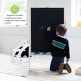 thumbnail image 6 of Little Partners Contempo Art Toddler Easel - Adjustable Height Two-Sided Paint Station for Kids with Chalk Board, Magnetic Dry Erase Board, Paper Holder, Paint Containers - Soft White, 6 of 11
