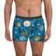 thumbnail image 1 of Balery Cute Colorful Owls And Trees Calzoncillos bóxer para hombre, ropa interior de algodón suave y transpirable con cinturilla de nailon-Small, 1 of 5