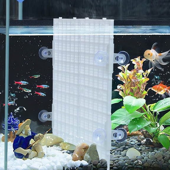 Mobestech DIY Aquarium Divider White ABS 1 Set For Aquarium Maintenance