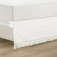 thumbnail image 2 of Lush Decor Boho Fringe 15-Inch Tailored Drop Easy Fit Bedskirt Neutral Single King 78X80+15, 2 of 11
