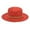 Red, variant on HNMKIU Western Cowboy Bucket Hat for Men and Women Wide Brim Straw Sun Hat with Leather Band Black,One Size