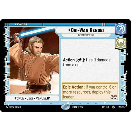 Star Wars: Unlimited Twilight of the Republic Common Obi-Wan Kenobi - Patient Mentor #003