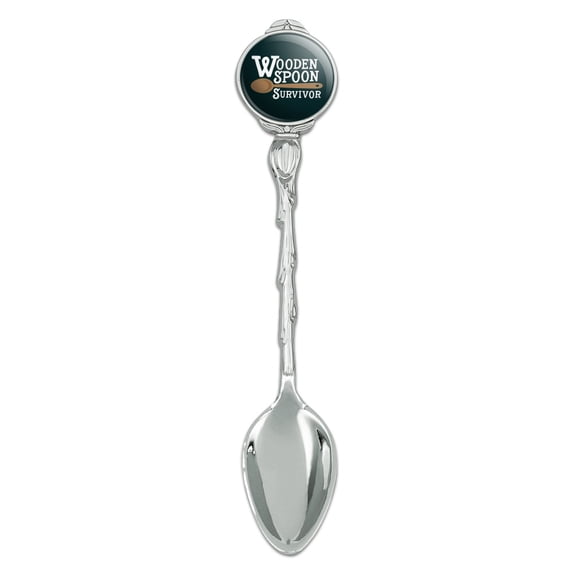 Wooden Spoon Survivor Funny Novelty Collectible Demitasse Tea Coffee Spoon