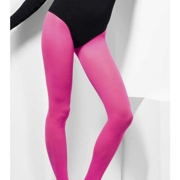 Women's Sexy Legs Pink Pantyhose Opaque Tights Costume Accessory