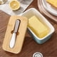 thumbnail image 4 of Butters Dish with Lid Multifunctional Chesse Storage Box with Knives Home Kitchen Accessories, 4 of 5