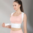 thumbnail image 4 of High Elastic Thickened Shoulder Pads Anti-hunchback Breathable Mesh Invisible Compression Correction Belt Adjustable Back Support Posture Corrector Strap Health Care Supplies, 4 of 8