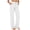 White high waisted pants with pockets a1, variant on Cagogo Women Straight High Waisted Pants with Pockets Solid Casual Work Travel Loose Long Pants Trousers, Dark Gray S