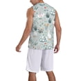 thumbnail image 2 of Sikiie Goose and Doodle Flowers Basketball Jersey Reversible Men's Mesh Athletic Sports Shirts Training Practice S-4XLSmall, 2 of 6