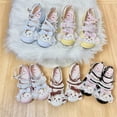 thumbnail image 4 of huajiao Girls 𝗟olita Shoes Cute Bowknot Lace Trim Round Toe Dress Shoes 𝗟ow Heel 𝗠ary Jane Shoe for 𝗣𝗮rty Wedding, 4 of 5