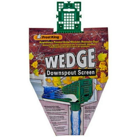 Frost King W103/12 Wedge-shape Downspout Screen, Green