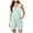 Mint Green, variant on TrendOFT Womens Casual Summer Jumpsuit Loose Crew Neck Sleeveless Loose Spaghetti Strap With Pockets Womens Rompers One Piece Overalls Blue XXL