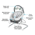 thumbnail image 6 of Graco Soothe 'n Sway LX Baby Swing with Portable Bouncer, Derby Grey, Infant, 6 of 7