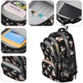 thumbnail image 4 of Merle Australian Shepherd and Dog Paw Cute School Backpack Bag with Padded Back and Adjustable Shoulder Straps 16.9 X 12.6 X 5.9 Inches, 4 of 5