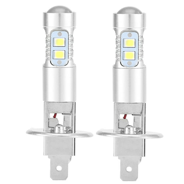 Bombilla De Faro LED H1, Juego De 2 Bombillas H1 3-5W 6000K 1600 LM Bombillas De Coche Para Luz Antiniebla Luz De Circulación Diurna