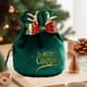 thumbnail image 5 of Bolsa de regalo navideña de terciopelo | Pequeña bolsa navideña roja y verde para dulces y regalos | Bolsa de tela reutilizable con asa | 10 x 13 cm, 5 of 5