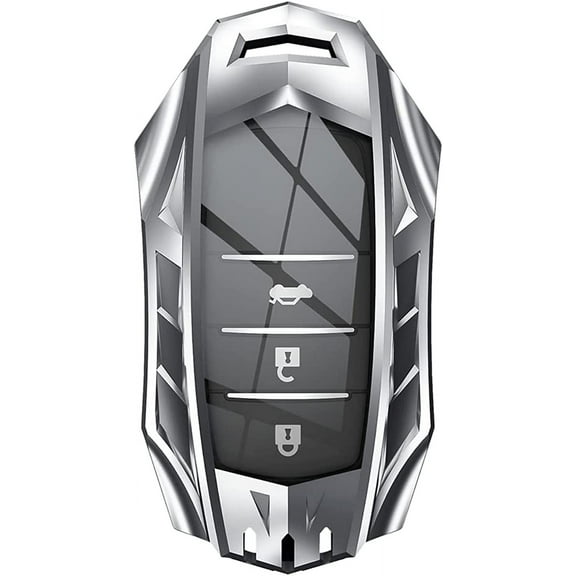 For Toyota Key Fob Cover,Metal Key Case for 2021-2022 Venza,Camry RAV4 Prime,Sienna, 2019-2022 Land with keychain