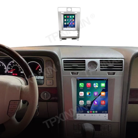 TPXINXIN 10.4 inch Car Radio Android 12 Screen for Lincoln Navigator 2005-2009 GPS Audio Receiver Carplay Stereo Head Unit