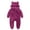 ZA-Hot Pink, variant on Karoyedx Winter Clothes for Girls Baby Snowsuit Winter Romper Hooded Boys Girls Jumpsuit Fall Winter Outfits Infant Newborn Clothes Pink Size,9-12 Months