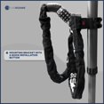 thumbnail image 6 of Five Oceans Bike Chain Lock, 2-Pack Combination Anti Theft Bike Locks Heavy Duty, Security Resettable Bicycle Chain Lock with Mounting Bracket, 4 Feet Long for Bike, Motorcycle, Bicycle, FO3958-M2, 6 of 9
