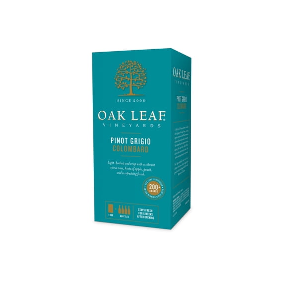Oak Leaf Vineyards Pinot Grigio/Colombard, White Wine, 3L