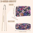 thumbnail image 4 of FORMRS Women Crossbody Purse with Chain Strap Vegan Leather Shoulder Handbag, Soft Pinks Flowers, 4 of 7
