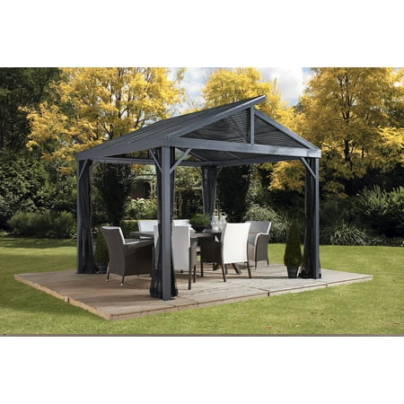 gazebo roof sojag steel 10x10 sanibel mosquito netting ii galvanised walmart gazebos dialog displays option button additional opens zoom sold