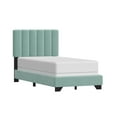 thumbnail image 6 of Reece Channel Stitched Upholstered Twin Bed, Caribbean Green, by Hillsdale Living Essentials, 6 of 21