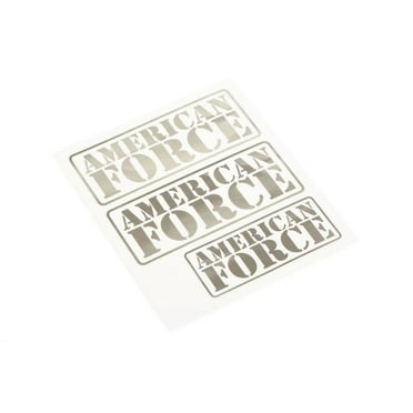 CD0968 American Force Decal Sheet (Chrome)