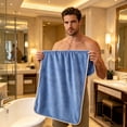thumbnail image 4 of Polyester Wash Cloth Soft Absorbent Drying Cleaning Cloth Household Cloth For Daily Bathroom Use, 4 of 6