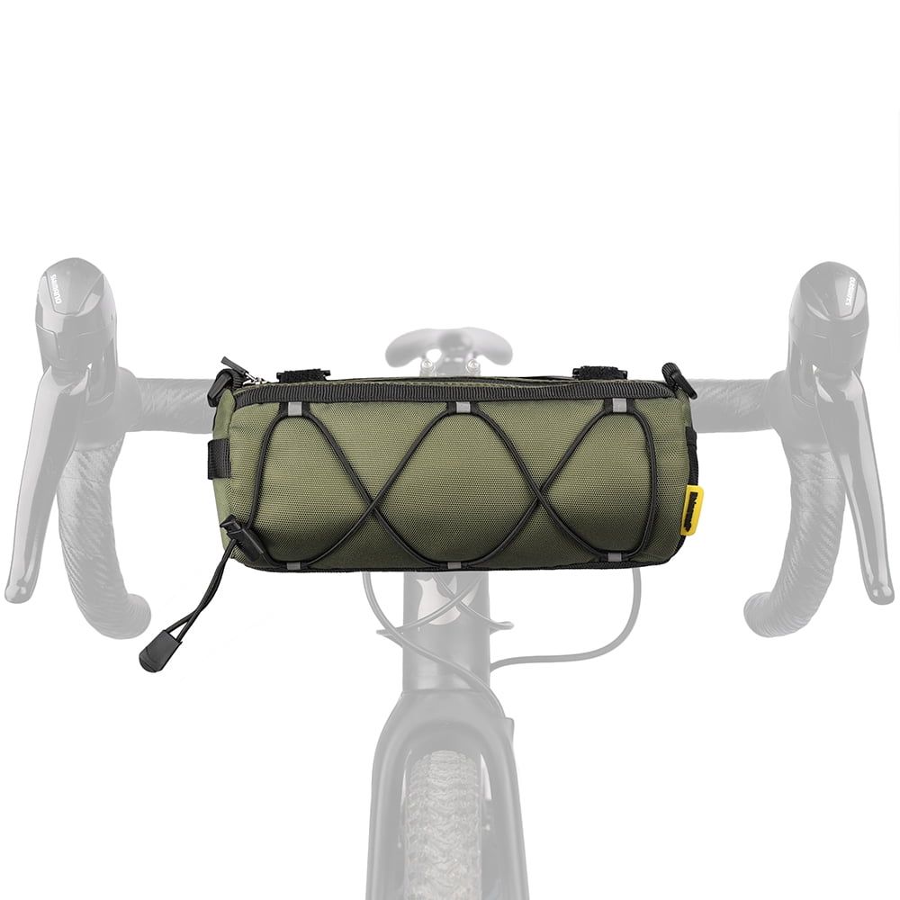 Bike Handlebar Bag, Bicycle Front Bag Shoulder Bag Storage Bag with Shoulder Strap for Road
