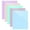 Light blue, variant on Binder Index Dividers, 12.8 x 9.29 Inch No Hole Design 5 Pack, Plastic Pocket Inserts with Double Transparent Pockets for Office Project Management, LLLDMXY