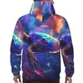 thumbnail image 7 of Sikiie Starry Sky Turtle Men's Hoodie, Essentials Hoodie, Sweatshirt, Pullover Hooded Sweatshirt for Men-4X-Large, 7 of 7