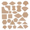 thumbnail image 2 of Langgg 27 Set Mixed Quilt Templates Reusable Transparent Acrylic Pattern Stencil Patchwork Styling Quilting Sewing Supplies, 2 of 9