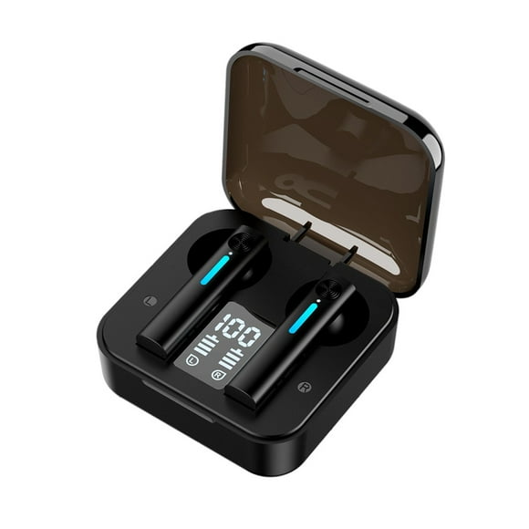 Cateissary Auricular compatible con Bluetooth Auriculares inalámbricos para correr Auriculares con control táctil Teléfono celular Computadora PC Type2 NO2