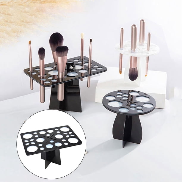 Soporte Secador Para Pinceles De Maquillaje Juego De 2, Acrílico