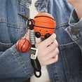 thumbnail image 3 of AMERTEER 1 Pair Silicone Basketball Design Earphone Case  Shockproof Protective Cover Compatible with AirPods 1/2 and Pro  3rd and 4th Generation - Sporty and Durable Earphone Shell, 3 of 6