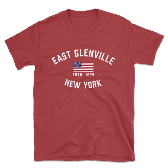East Glenville New York Patriot Men's Cotton T-Shirt