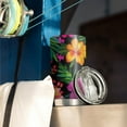 thumbnail image 3 of 20 Oz Pioneer Flower Coffee Tumbler Double Wall Insulated Stainless Steel Water Bottle | Metal Reusable Thermoses Flask with Cup Cap | Leak & Sweat Proof with Anti-Dust Lid, 3 of 7