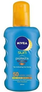 Nivea Sun Bronze & Protect SPRAY Sunscreen 50 - 200ml -