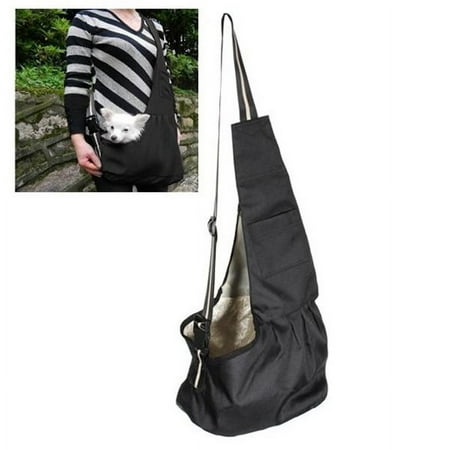 LEORX 1Set Pet Carrier Bag Sling for Small Pets Adjustable Strap Oxford Cloth Net Nylon 13.77x33.46in